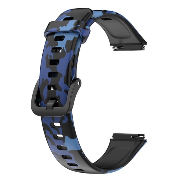 Huawei Band 7 klokkerem med mønsterutskrift - Kamuflasjeblå