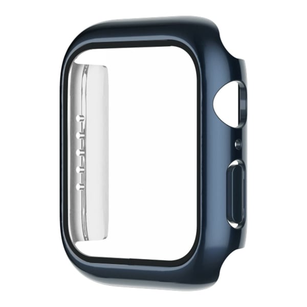 Apple Watch Series 3/2/1 38 mm galvaniseringsdeksel med herdet glass - Blå Apple Watch Series 3/2/1 38 mm galvaniseringsdeksel med herdet glass - Blå