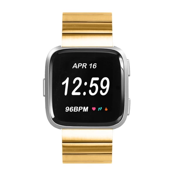 Fitbit Versa 2 / Versa Lite klokkerem i rustfritt stål - Gull