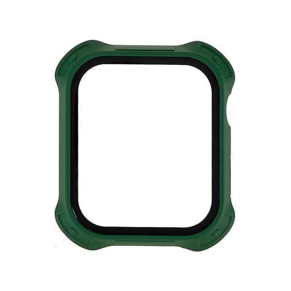 RURIHAI Apple Watch (41 mm) matt deksel med herdet glass - Grønn RURIHAI Apple Watch (41 mm) matt deksel med herdet glass - Grønn