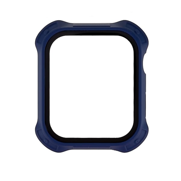 RURIHAI Apple Watch (45 mm) matt deksel med herdet glass - Blå RURIHAI Apple Watch (45 mm) matt deksel med herdet glass - Blå