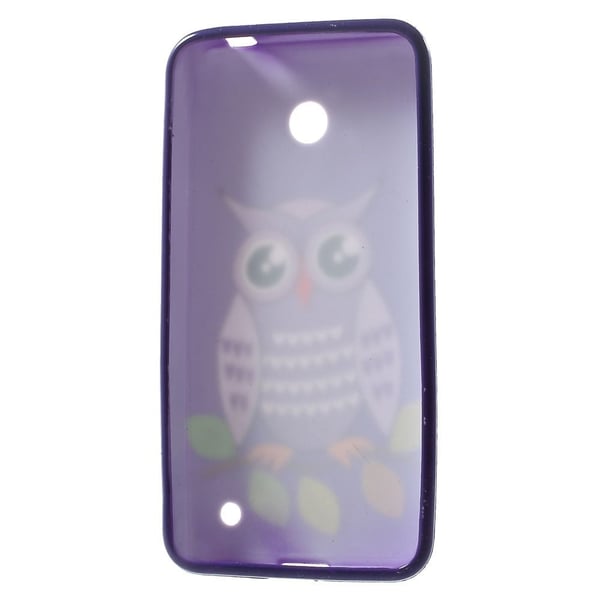 Westergaard Nokia Lumia 630 deksel - Purple Cute Owl