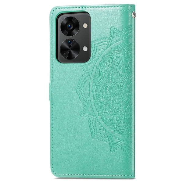 Mandala OnePlus Nord 2t Läppäkotelo - Vihreä
