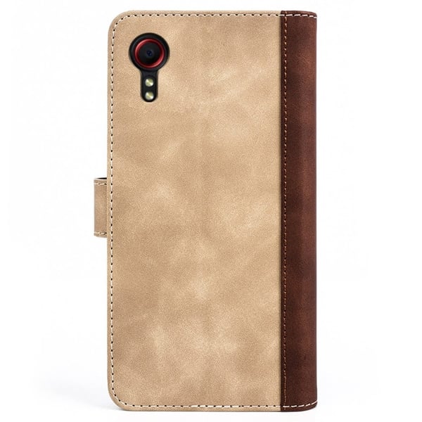 Tofarget lærdeksel for Samsung Galaxy Xcover 5 - Gul