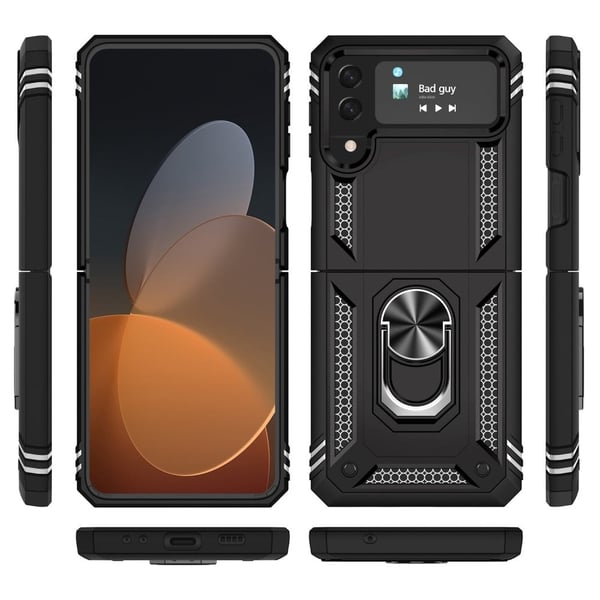 Bofink Combat Samsung Galaxy Z Flip4 Etui - Sort