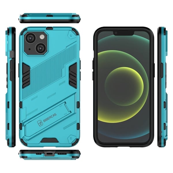Stødsikkert hybridcover med et moderne touch til iPhone 14 - Baby Blue