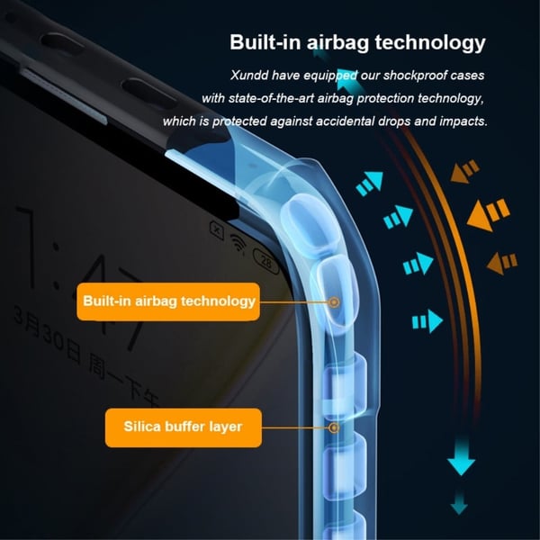 Støtsikkert hybriddeksel for Samsung Galaxy A52s 5G / Samsung Galaxy A52 5G / Samsung Galaxy A52 - Svart