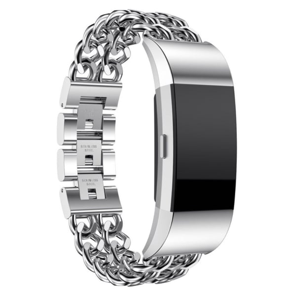 Fitbit Charge 2 rostfritt stål klockarmband - Silver