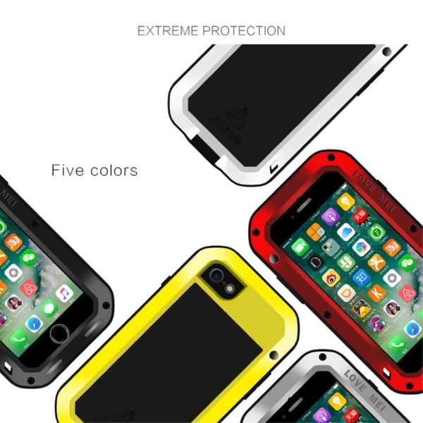 Love Mei iPhone 7/8 stødsikkert beskyttelses cover - Gul