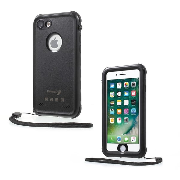 Redpepper iPhone 7 / 8 Joustava Vedenpitävä Kotelo - Musta