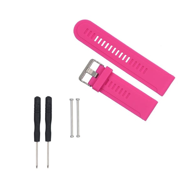 Garmin Fenix 3 silikonerem - Hot pink