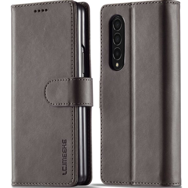 LC.IMEEKE Samsung Galaxy Z Fold4 Flippetui - Mørkebrun