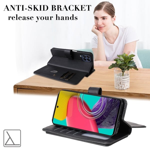 10-slot Lommebok Etui til Samsung Galaxy M53 5g - Svart