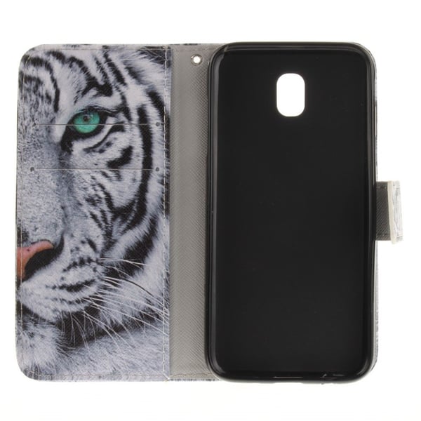 Samsung Galaxy J5 (2017) Trendy og solid læder etui - Tiger