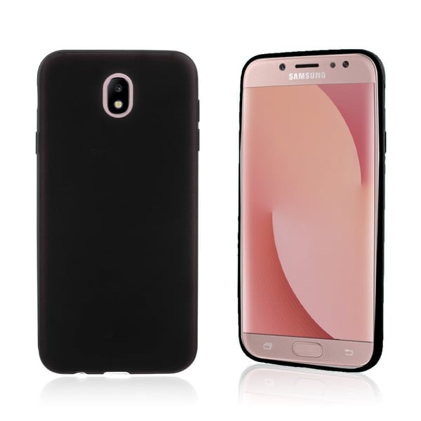 Samsung Galaxy J7 (2017) Enfärgat skal i silikon - Svart