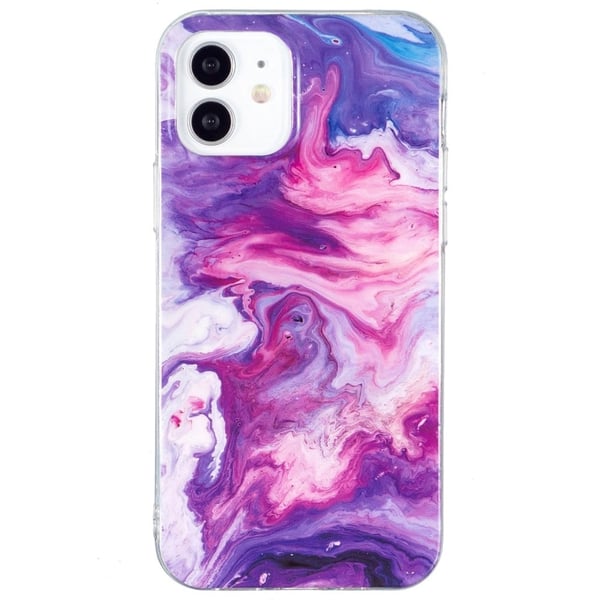 Marble iPhone 12 Mini Suojakotelo - Punainen