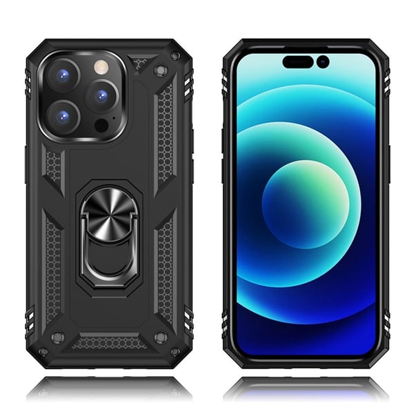 Bofink Combat iPhone 14 Pro Suojakotelo - Musta