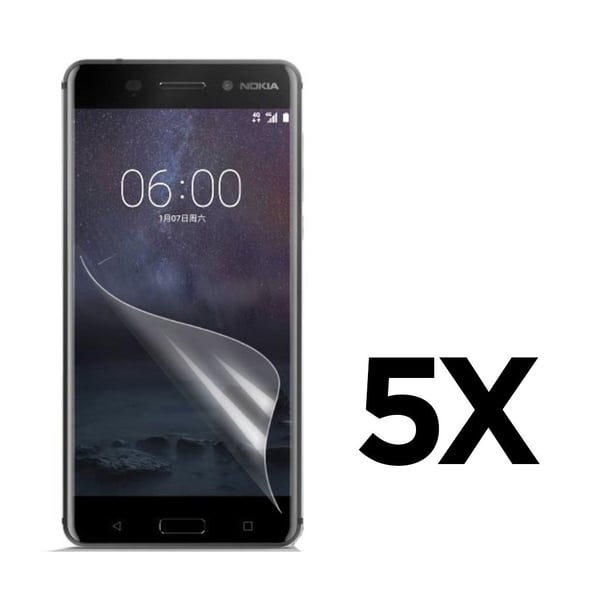 5-Pack Nokia 6 Klar Lcd Skjermbeskytter