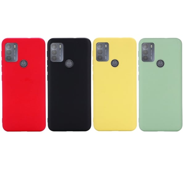 Matte Liquid Silikone Cover til Motorola Moto G50 - Sort