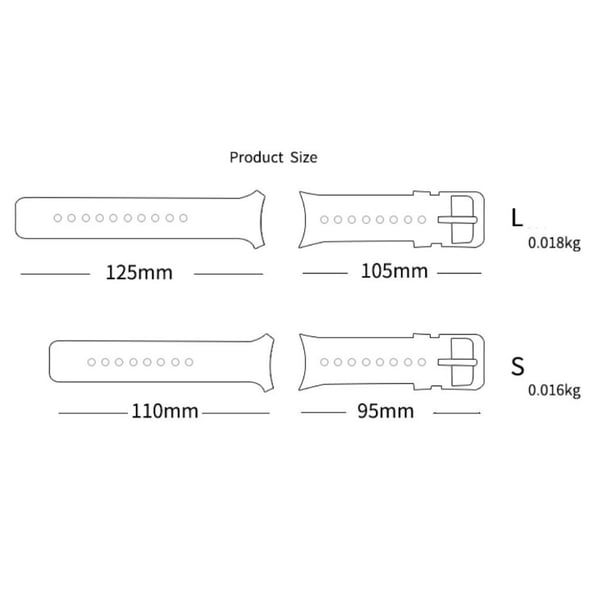 Fitbit Charge 2 smart str. Small silikonerem - Grå / Gul