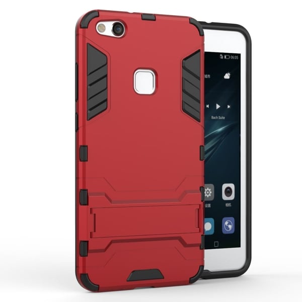 Huawei P10 Lite Stilfuldt og holdbart cover - Rød
