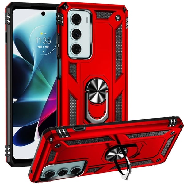 Bofink Combat Motorola Moto G200 5G Etui - Rød