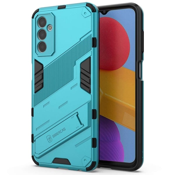 Shockproof Hybrid Deksel med A Modern Touch til Samsung Galaxy M13 4g - Babyblå