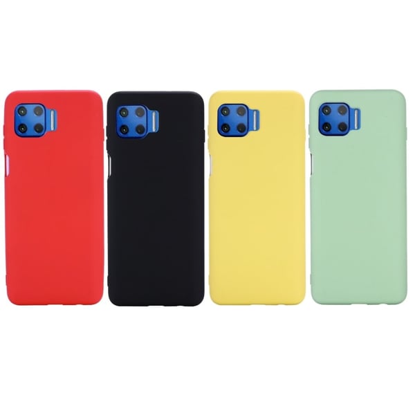 Matt flytende silikondeksel for Motorola Moto G 5G Plus - Grønn