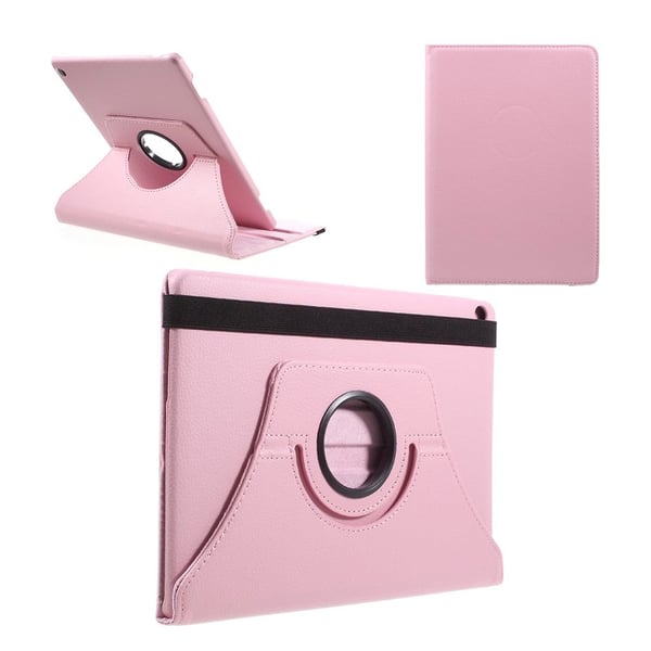 Huawei MediaPad M3 Lite 10.1 Läder fodral - Ljus rosa