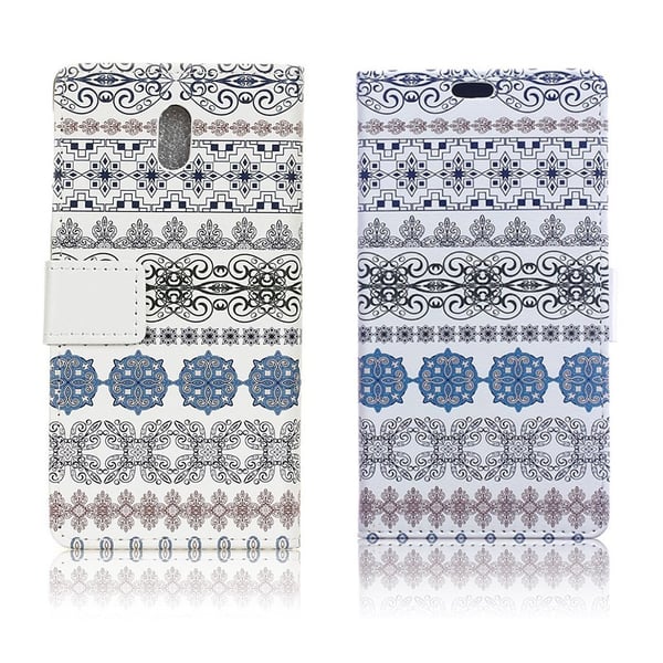 Samsung Galaxy J7 (2017) Fodral modernt motiv - Tribal blommor