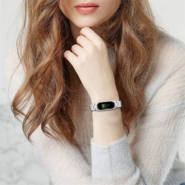 Xiaomi Mi Band 7 urrem i rustfrit stål - Sølv