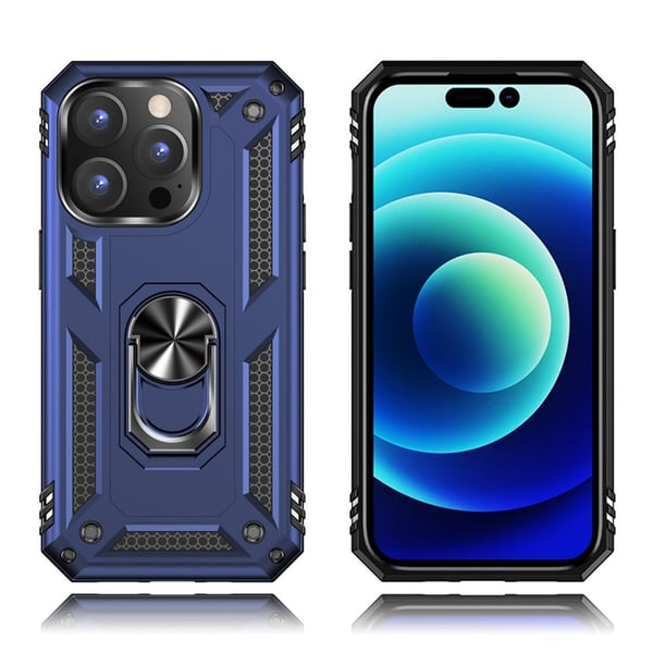 Bofink Combat iPhone 14 Pro Suojakotelo - Sininen Bofink Combat iPhone 14 Pro Suojakotelo - Sininen