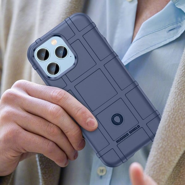 Rugged Shield Etui iPhone 14 Pro Max - Blå