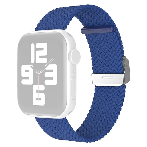 Apple Watch (41mm) enkel nylon-urrem - Mørkeblå