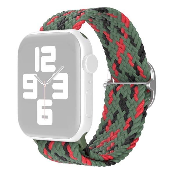 Apple Watch (41mm) nylonkellohihna - Naamiointi Vihreä