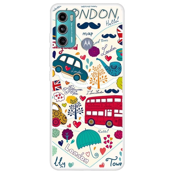 Deco Motorola Moto G60 Etui - London Bil