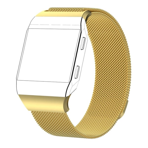 Fitbit Ionic klokkearmbånd erstatning laget av rustfritt stål - Gull - L Fitbit Ionic klokkearmbånd erstatning laget av rustfritt stål - Gull - L