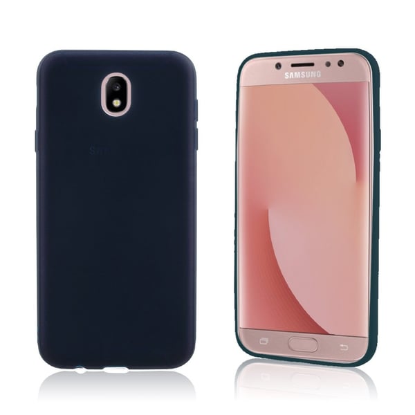 Samsung Galaxy J7 (2017) Enfärgat skal i silikon - Mörk blå Samsung Galaxy J7 (2017) Enfärgat skal i silikon - Mörk blå