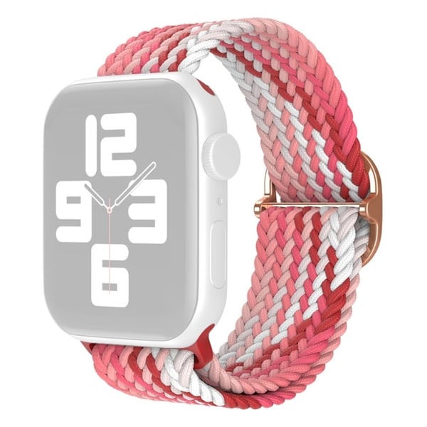 Apple Watch (41 mm) klockarmband i nylon - Gradient Röd