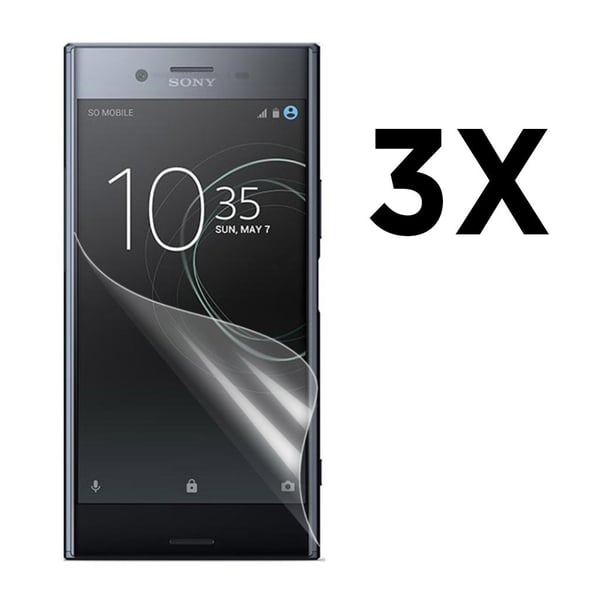 Sony Xperia XZ Premium Tre pack display film i HD - Genomskinligt