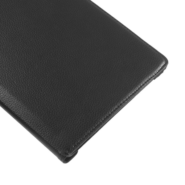 Huawei MediaPad M3 Lite 10.1 Læder etui med roterende stand - Sort
