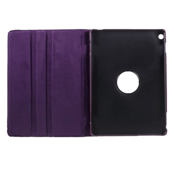 Huawei Mediapad M3 Lite 10.1 Litchi Tekstur PU Lær Flip Etui - Lilla