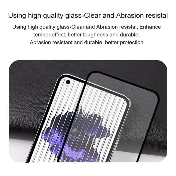 AMORUS ekstra sterk skjermbeskytter i glass for Nothing Phone (1)