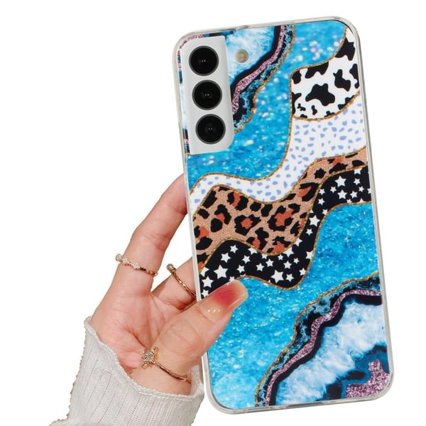 Deco Samsung Galaxy S22 Plus skal - Blå / Ko