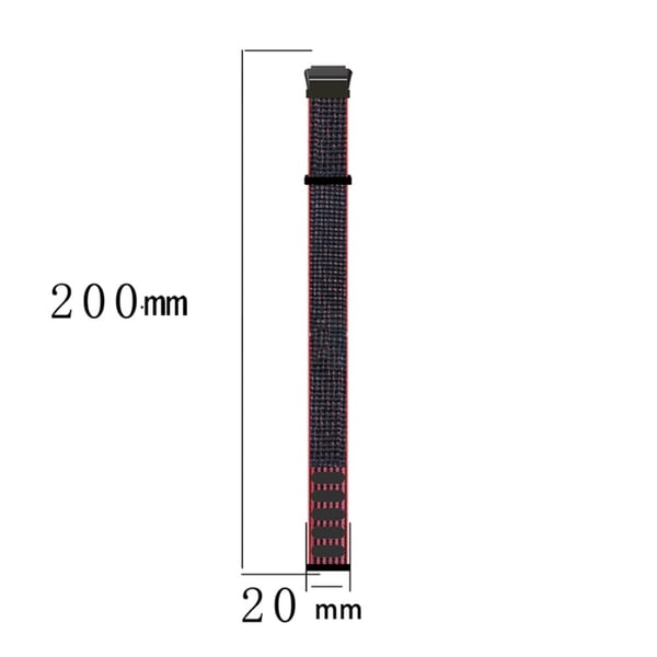 Huawei Band 7 klokkerem i nylon - Rosa