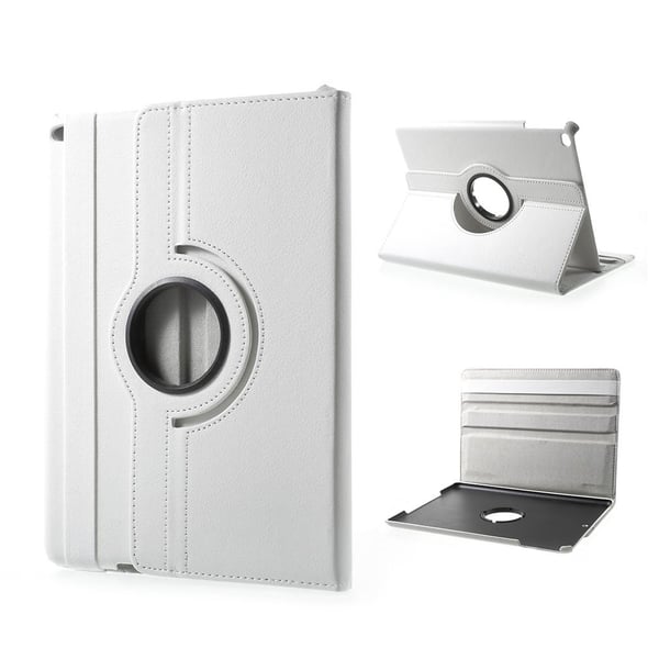 iPad (2017) Etui med 360 grader stand - Hvid