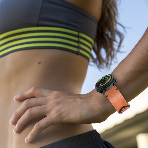 Samsung Gear Sport Erstatningsrem - Brun/sort