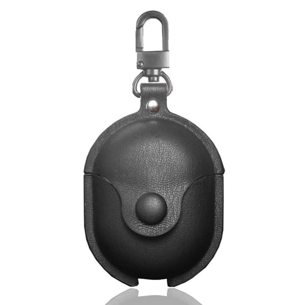 Xiaomi Redmi AirDots S nahkakotelo koukulla - Musta Xiaomi Redmi AirDots S nahkakotelo koukulla - Musta