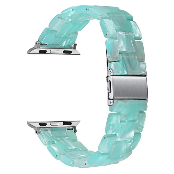 Apple Watch (41mm) urrem i resin-stil - Jade Grøn