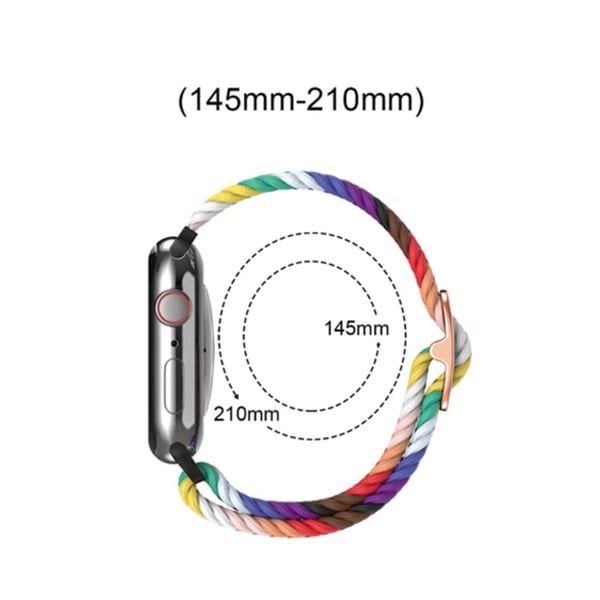 Apple Watch (41 mm) urrem i nylon - Græsgrøn